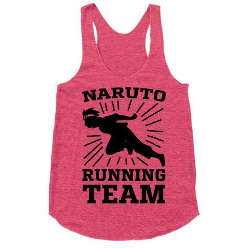Naruto Running Team Racerback Tank
